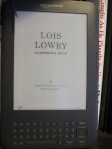 ebook cover for Gathering Blue by Lois Lowry