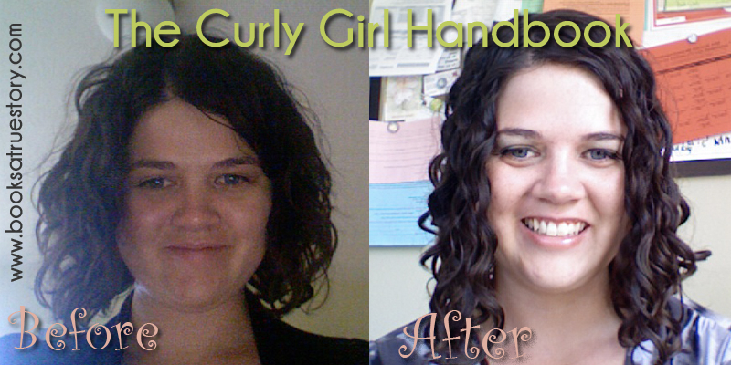Before and After pictures of the Curly Girl Handbook by Lorraine Massey