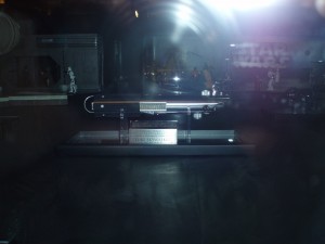 Luke Skywalker's Lightsaber. I died a little.