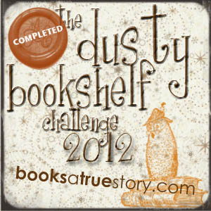 Dusty Bookshelf Reading Challenge Completed Badge