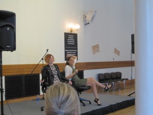 They just chatted away and laughed. It was really fun!