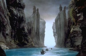 Argonath from Fellowship of the Rings